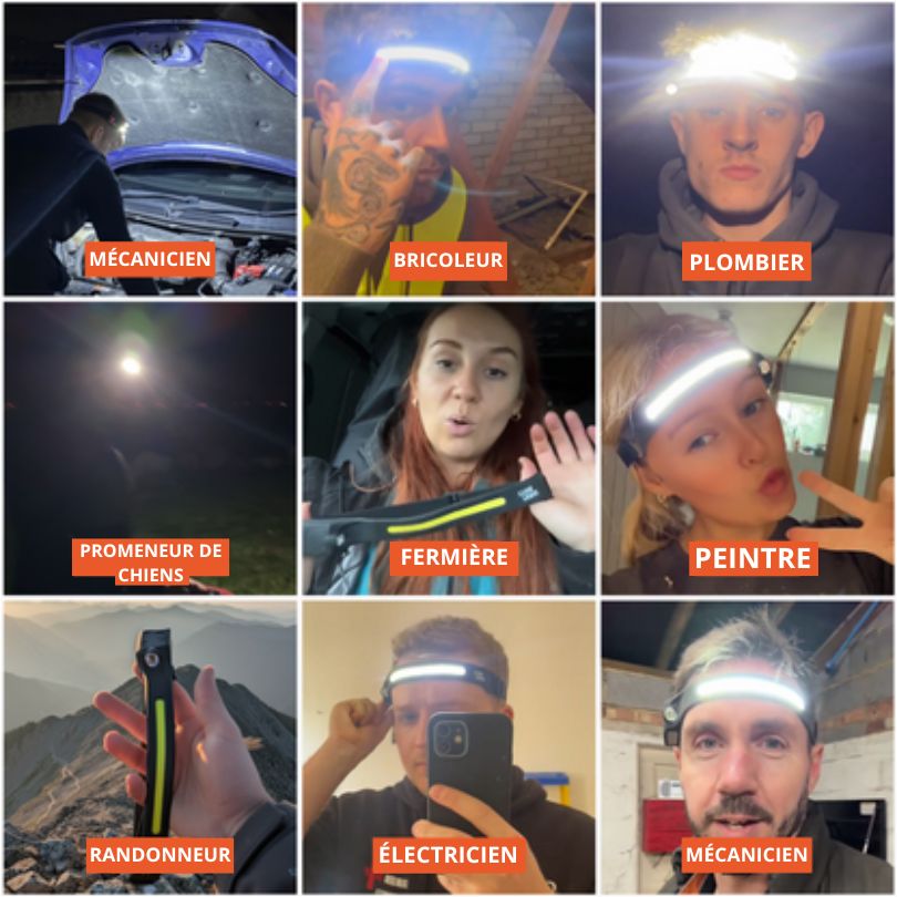Lampe frontale LED Somnalis™