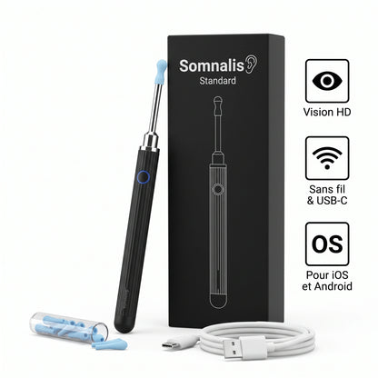 Somnalis™ — Nettoyage des oreilles précis avec caméra HD